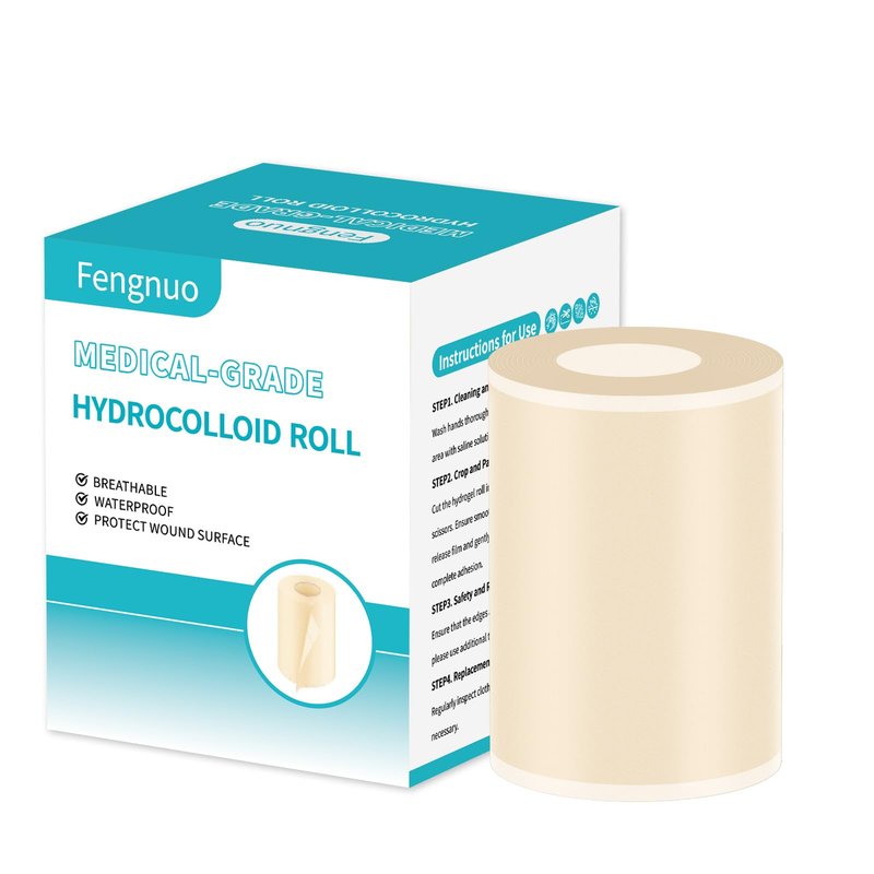 Medical-Grade Hydrocolloid Roll – 2" x 4.92ft – Versatile Wound Care & Acne Patch for Blisters, Cuts, Tattoos & Post-Surgical Healing | Self-Adhesive Hydrocolloid Bandage for All-Day Protection