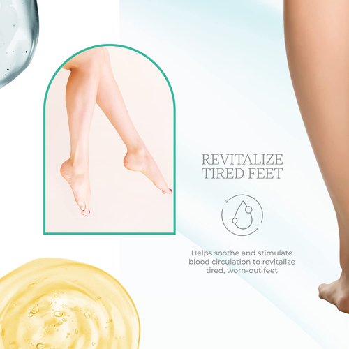 Repair Beauty Mint and Tea Tree Foot Masks Moisturizing Socks - Moisturizes Dry & Cracked Heel, Soothes Tired Feet, Exfoliating Foot Masks - Cruelty Free Korean Skin Care for All Skin Types - 3 Pairs