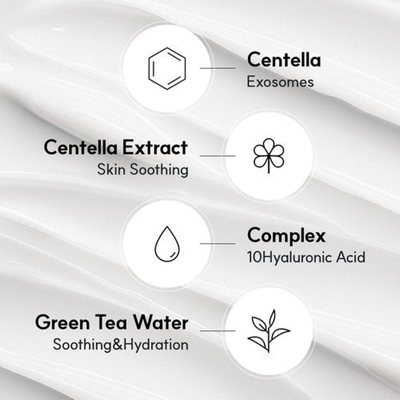 NEUL20S Centelsome 5X Soothing Cream 1.69 fl oz/50ml | Face Moisturizer for Skin Regeneration, Hydration, Blemish Spot Treatment, Korean Skincare, Centella Asiatica, Niacinamide, Exosomes, Panthenol