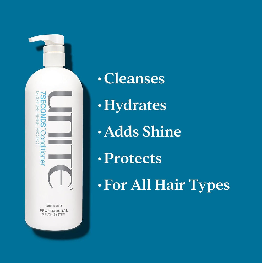 UNITE Hair 7SECONDS Conditioner - Deep Conditioning Treatment | 33.8 Fl. Oz for Silky Smooth Hair