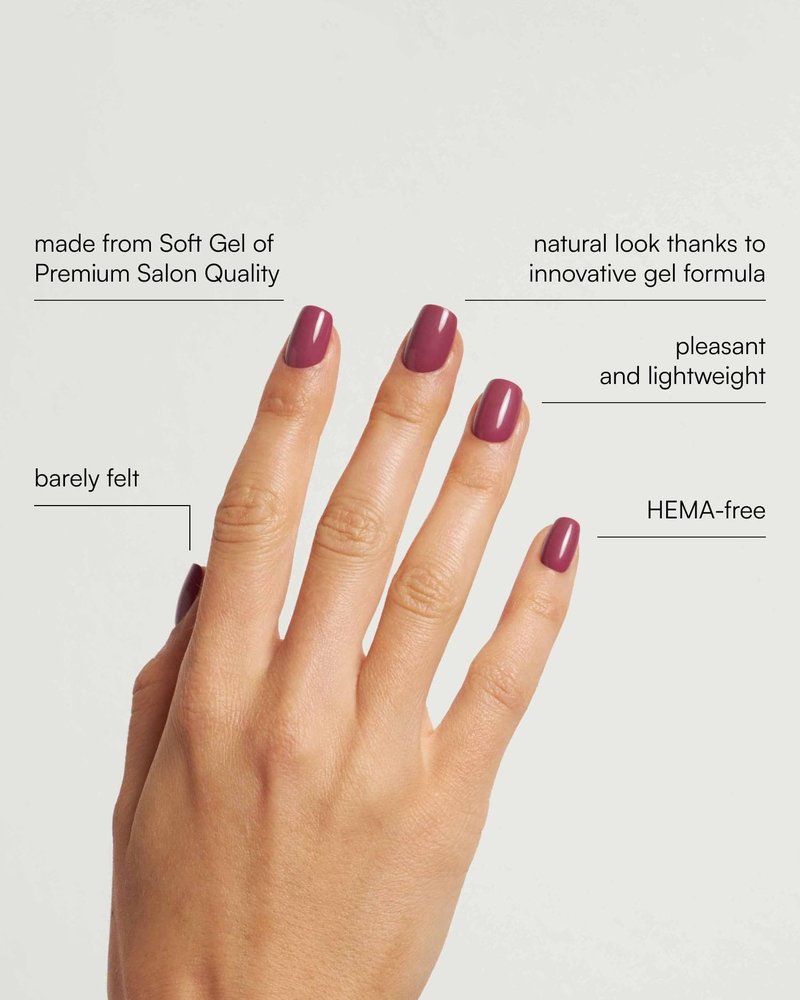 WOOYAS Press On Nails Short Bean Paste Pink Extra Short Press on Nails,Square Fake Nails with Nail Glue Reusable Natural Handmade Nails Press Ons for Women Gift
