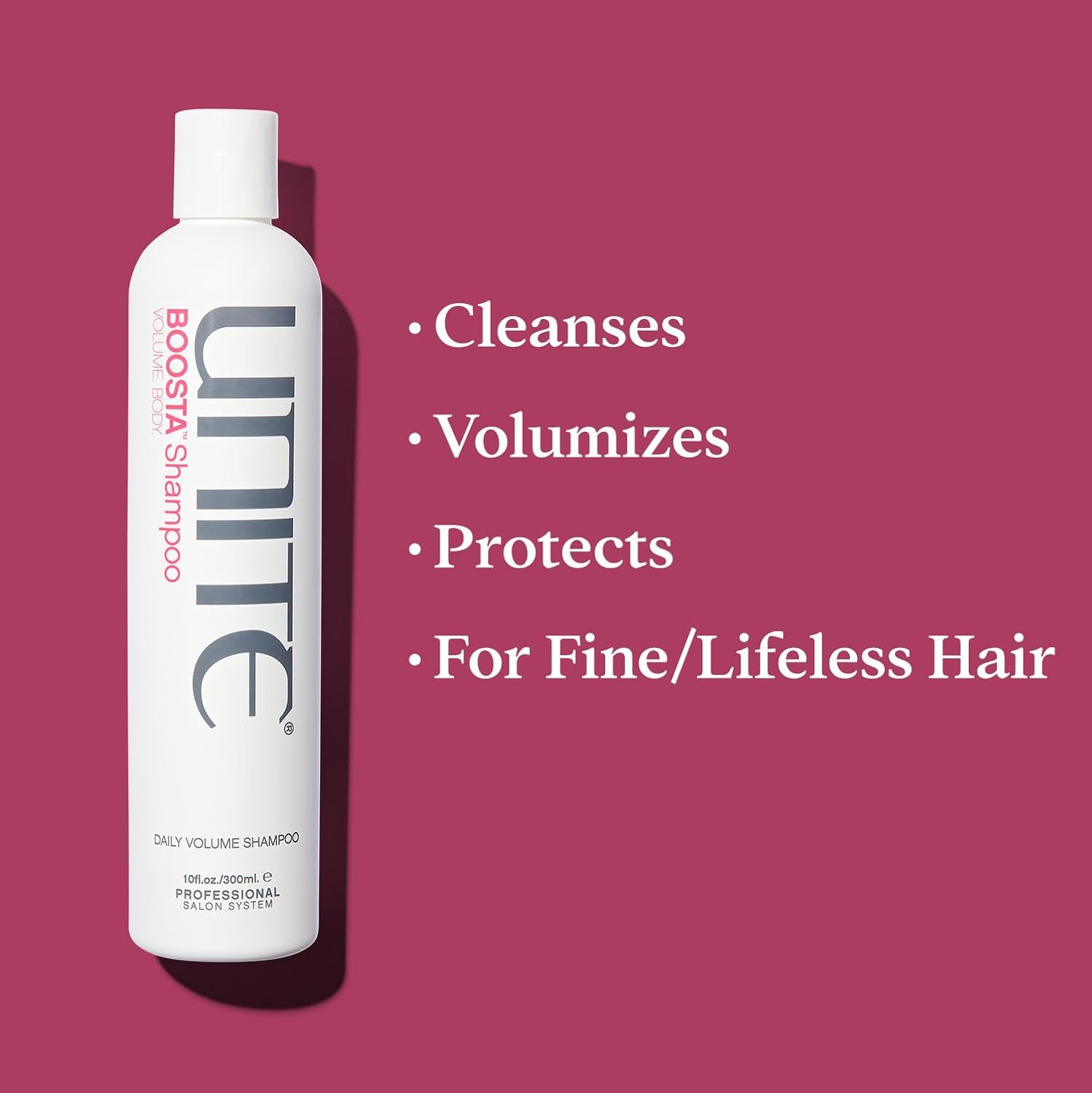 UNITE Hair BOOSTA Shampoo, Conditioner & Volumizing Spray - Adds Lift, Body & Shine for Fine Hair - 10 Fl Oz, 8 Fl Oz, 8 Fl Oz