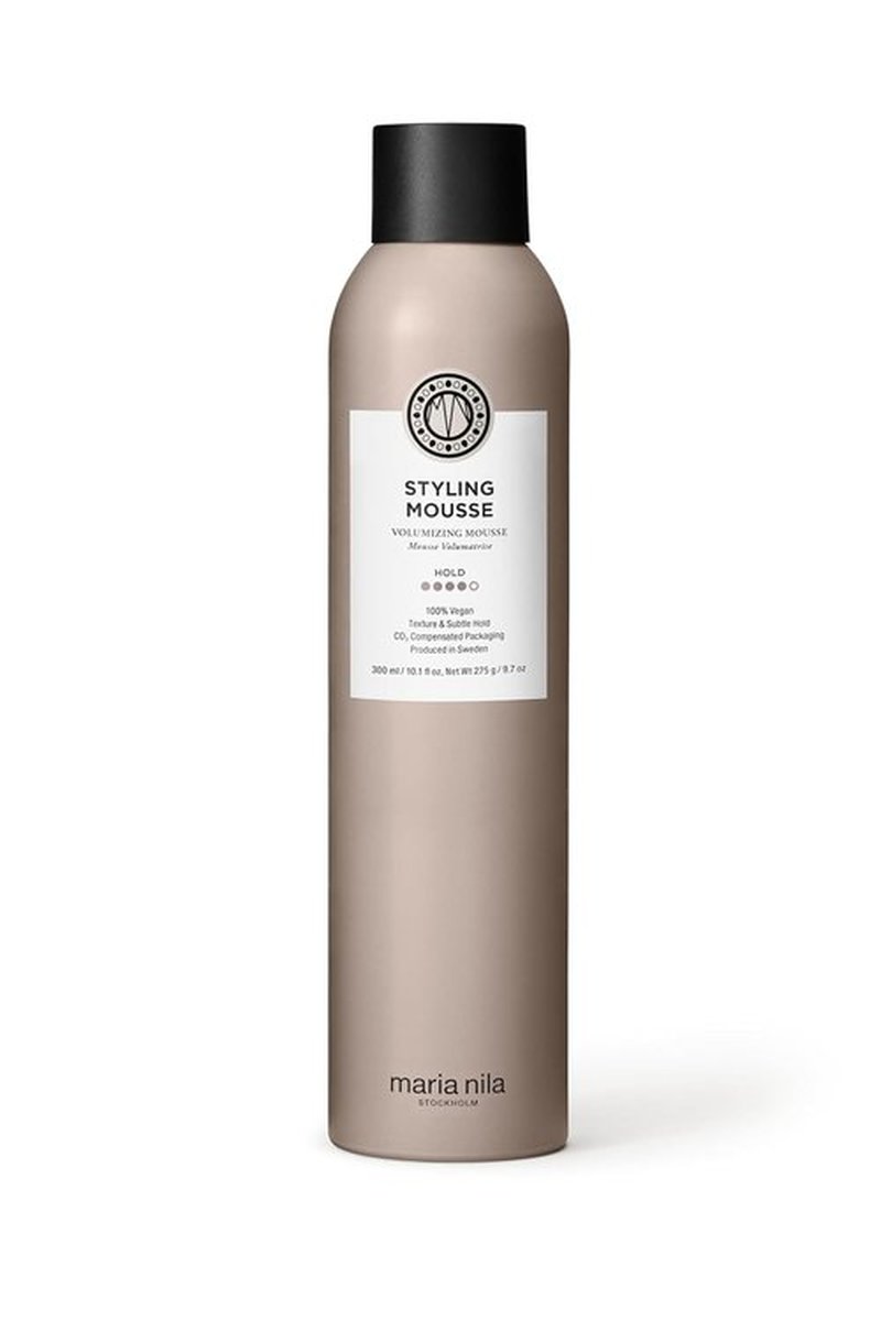 Maria Nila Styling Mousse - Volume Boosting & Anti-Static Formula | 100% Vegan, 8.5 oz