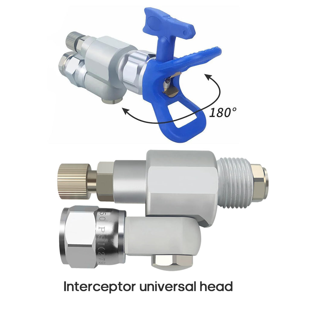 287030/287036 CleanShot Shut-off Valve Swivel Joint for High Pressure Airless Paint Sprayers Gun Pole Extensions Anti-Spitting Valve Adapter for Graco Titan Airless Paint Sprayers
