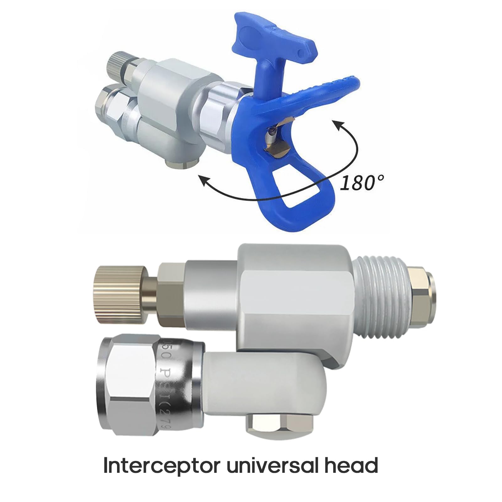 287030/287036 CleanShot Shut-off Valve Swivel Joint for High Pressure Airless Paint Sprayers Gun Pole Extensions Anti-Spitting Valve Adapter for Graco Titan Airless Paint Sprayers