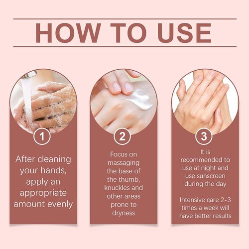 Retinol Hand Cream Anti Aging, Enriched With Collagen, It is Specially Formulated for Aging, Dry, And Chapped Hands (50G Anti Aging Hand Cream, Nourishing and Protecting Skin, Nails, And Cuticles)