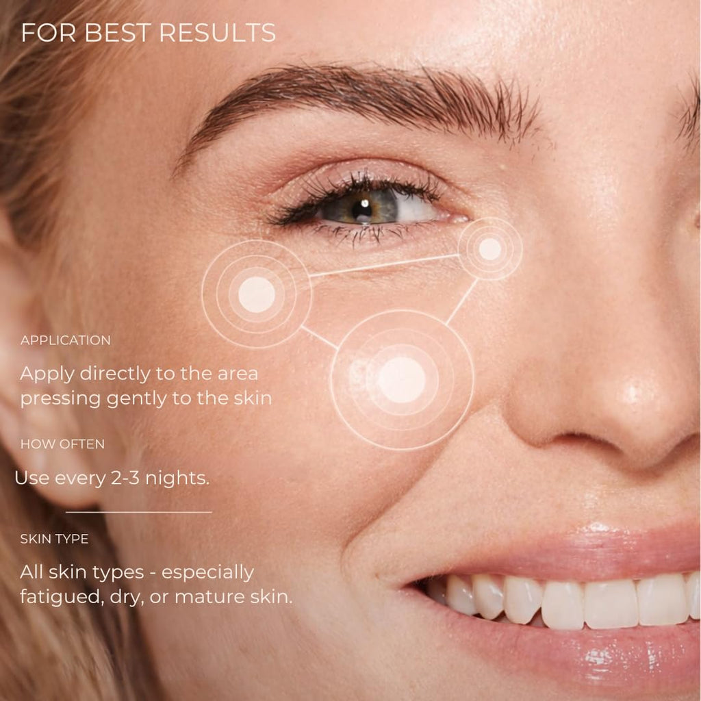 Vitalore Microdart Under Eye Patches for Dark Circles and Puffiness Advanced Peptide Under Eye Mask with Niacinamide, Tremella, Vitamin C & E Serum-Infused Micro Eye Pads 16 ct. (8 Pair)