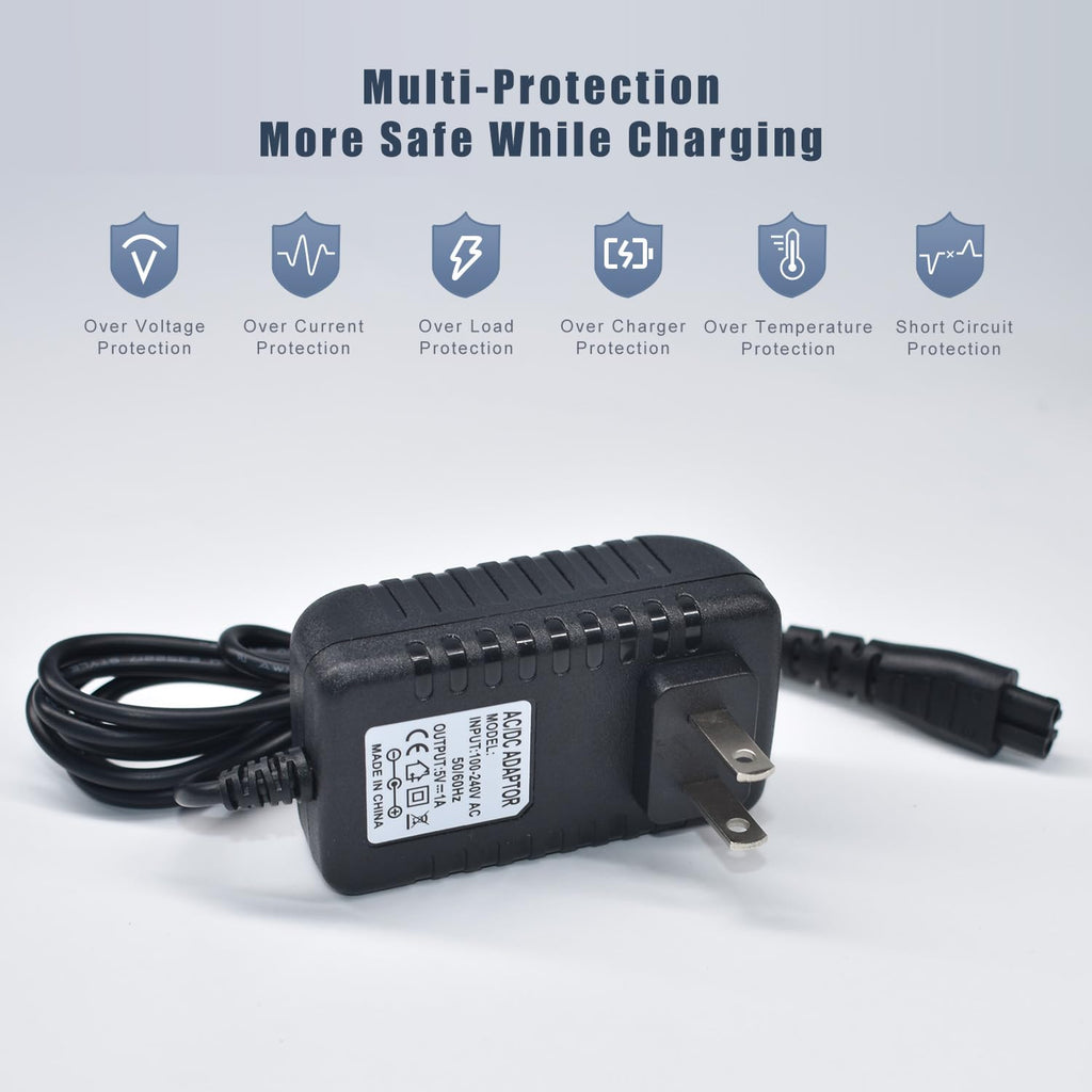Replacement Charger for Remington Shaver HC4250 HC5870 PF7500 PF7600 PG6250 PG6255 PG6170 PG6171 XR7000 XF8550 XF8700 XR1400 XR1430 HC5950, 5V Trimmer Charging Cord for Remington Razor