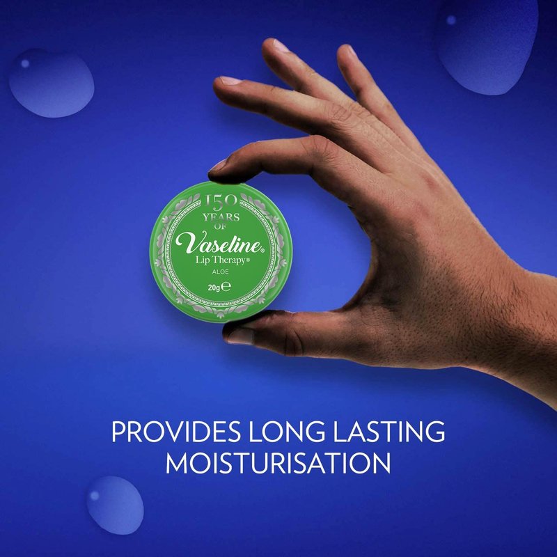 Vaseline Lip Therapy - Aloe Lip Balm for Deep Moisturization | 20g for Very Dry Lips