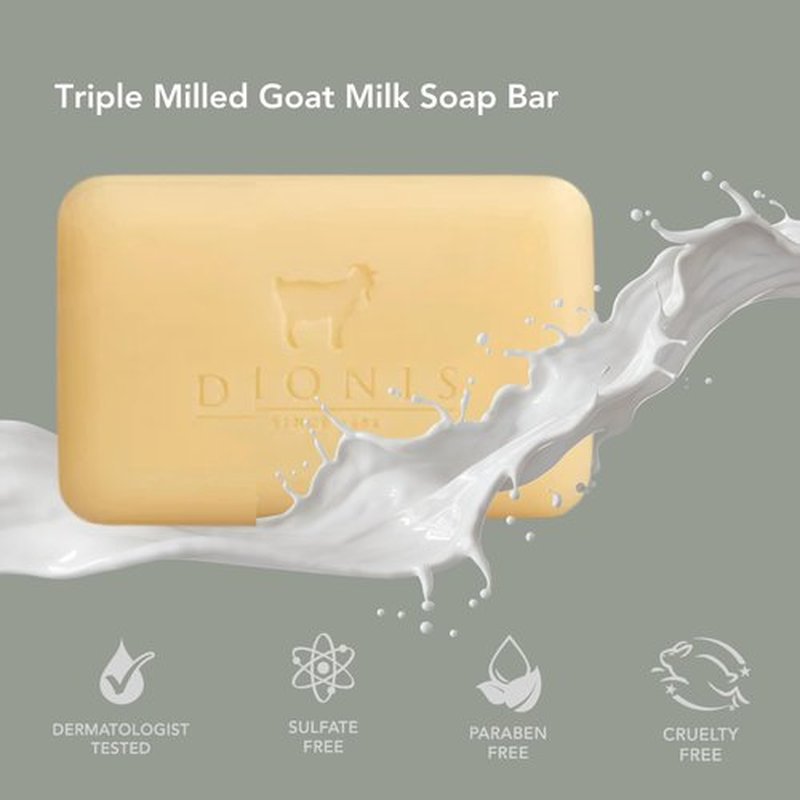 Dionis Goat Milk Water Flowers & Sea Salt Bar Soap 6 oz (Pack of 1)