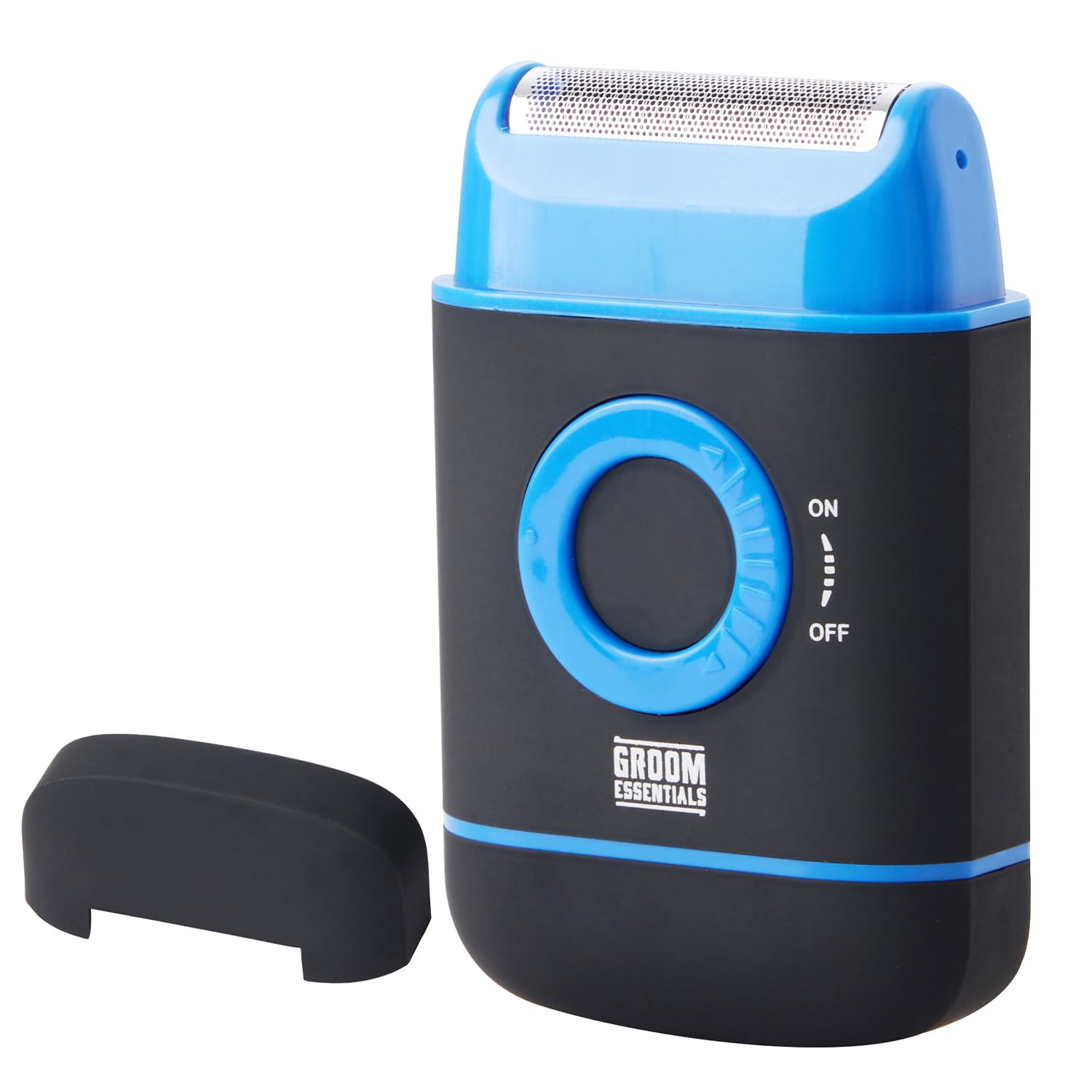 ChargeWorx Travel Foil Shaver for Men, Cordless Electric Razor with Pop-Up Precision Trimmer, Lightweight Battery-Operated Face Shaver for Sensitive Skin, Portable Grooming Tool with Cleaning Brush