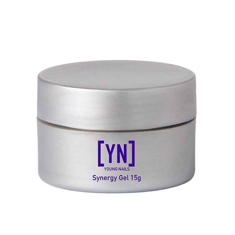 Young Nails Synergy Gel System, Clear Gloss Finishing Gel - Builder Gel Top Coat, Superior Adhesion & Strength, Hard Gel Top Coat - Gloss Top Coat, 15g