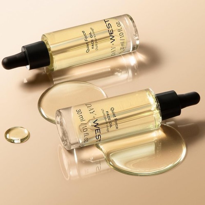 Day+West Hydrating Face Oil for Women – Rosehip & Squalane Oil for Sensitive Skin, Gentle Moisturizing Vitamin C, Natural & Essential Oils for Gua Sha Use, Healthy Glowing Skin Care -30ml