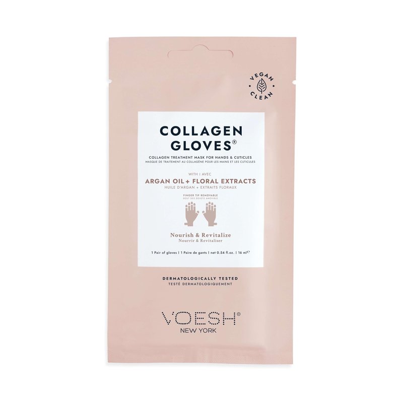 VOESH Collagen Gloves For Hands - Collagen Hand Spa Moisturizer - Repairing Hand Glove Masks for Moisturizing Dry Skin - K-Beauty Korean Skincare, 0.54 Fl Oz