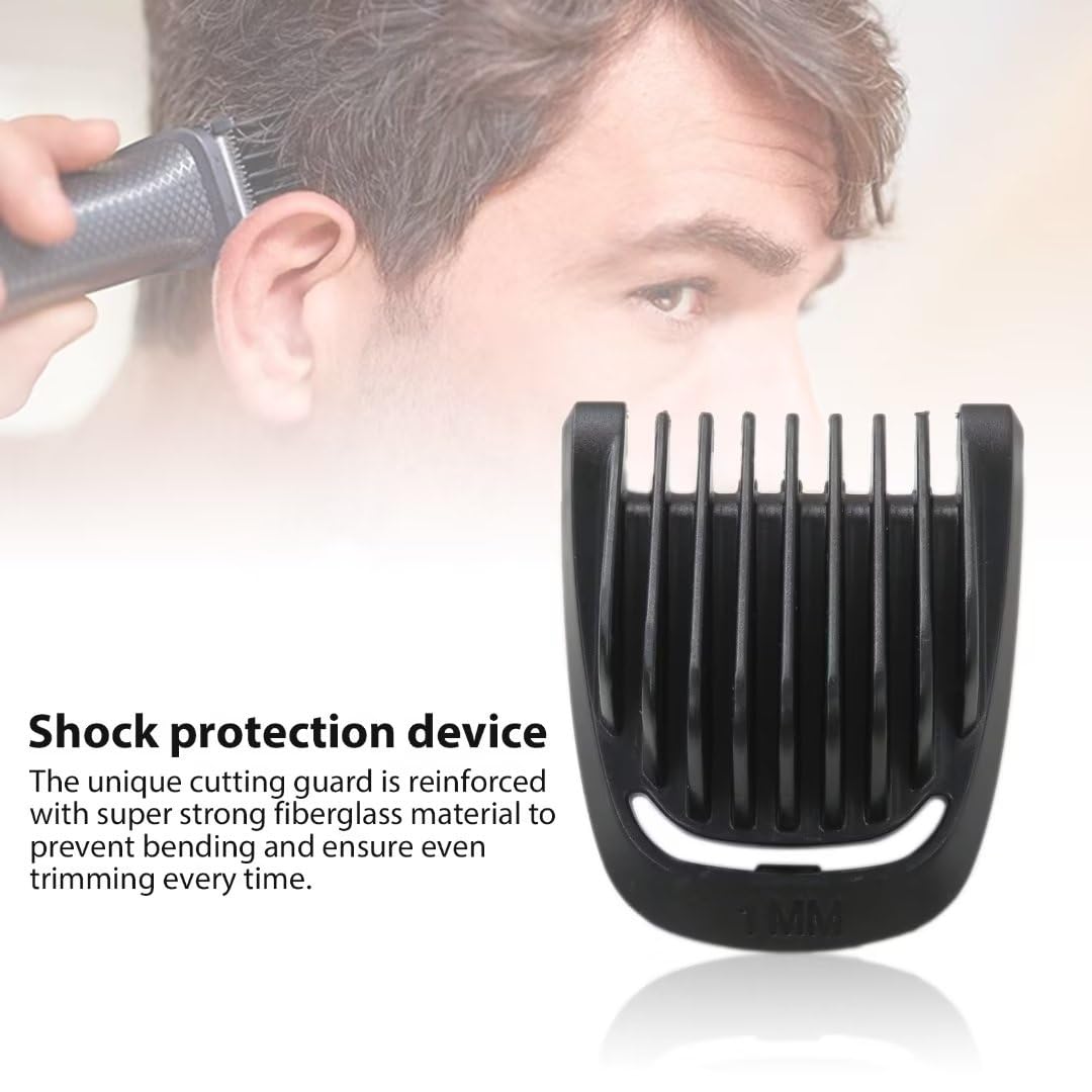 Gxcdizx New Upgraded 1mm Hair Comb Replacement for P-hilips Norelco MG3740 MG3747 MG3748 MG3750 MG3757 MG3758 MG3760 MG3910 MG5700 MG5720