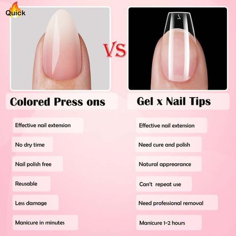 LoveOurHome 240pc Almond Press on Nails Short Fake Nails with Glue & Tabs, Short Ombre Nails Press on Nails Almond Glue on Nails Fake Nails Graident Acrylic Nail Tips Artificial Fingernail Stick Nail