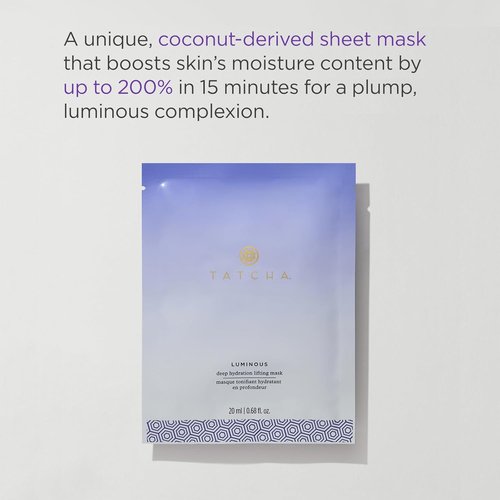 TATCHA Luminous Deep Hydration Mask - Single Use for Radiant Skin | 20 ml / 0.68 oz