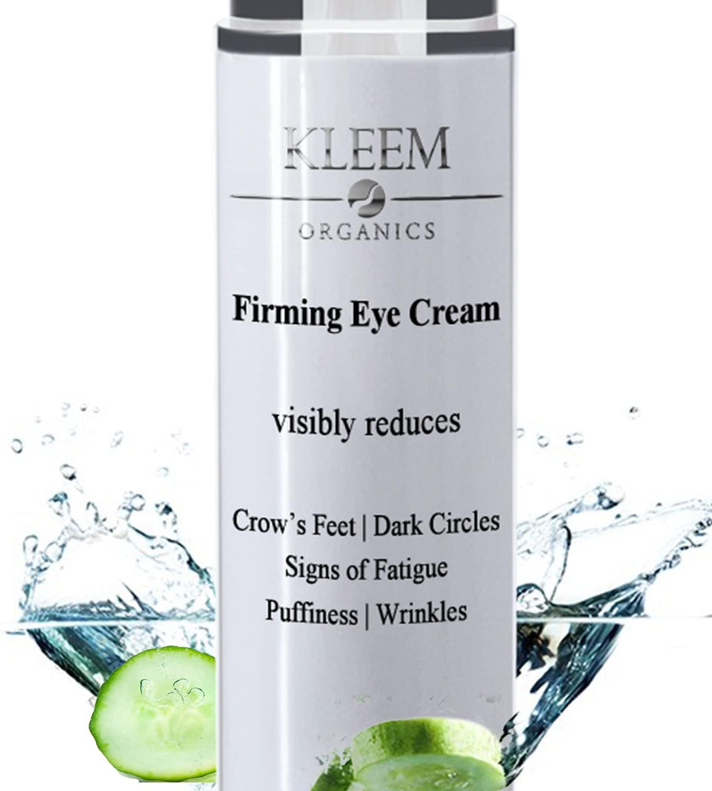 Kleem Under Eye Cream for Dark Circles and Puffy Eyes - Anti Aging Eye Cream with Peptides and Niacinamide that Reduces Eye Bags, Crow's Feet, Fine Lines & Sagginess - Eye Cream for Wrinkles, 0.51oz