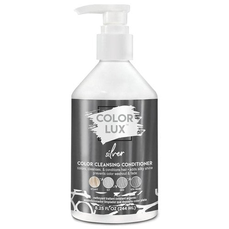 Color Lux Color Cleansing Conditioner - 3-in-1 Silver Depositing Formula | Vegan & Sulfate-Free, 8.25 oz