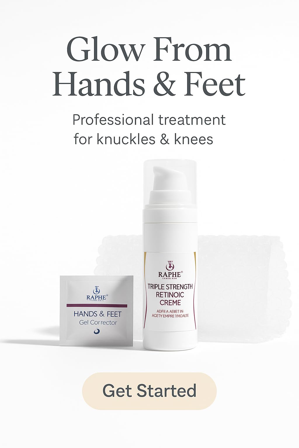 New Retinoic HQ-Free Emulsion Skin Lightening Serum For Dark Knuckles, Elbows, Knees - Professional Hyperpigmentation Treatment for Hands & Feet Dark Spot Remover 2.0 Fl OZ