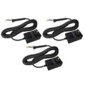 Replacement Cords Compatible with Andis Excel SMC Clippers - 12ft Long, Black (3 Packs)