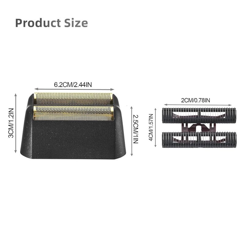 Wahl 5 Star Series Finale Shaver Foil Replacement - Super Close Shave | 3-Pack Black #7043-100