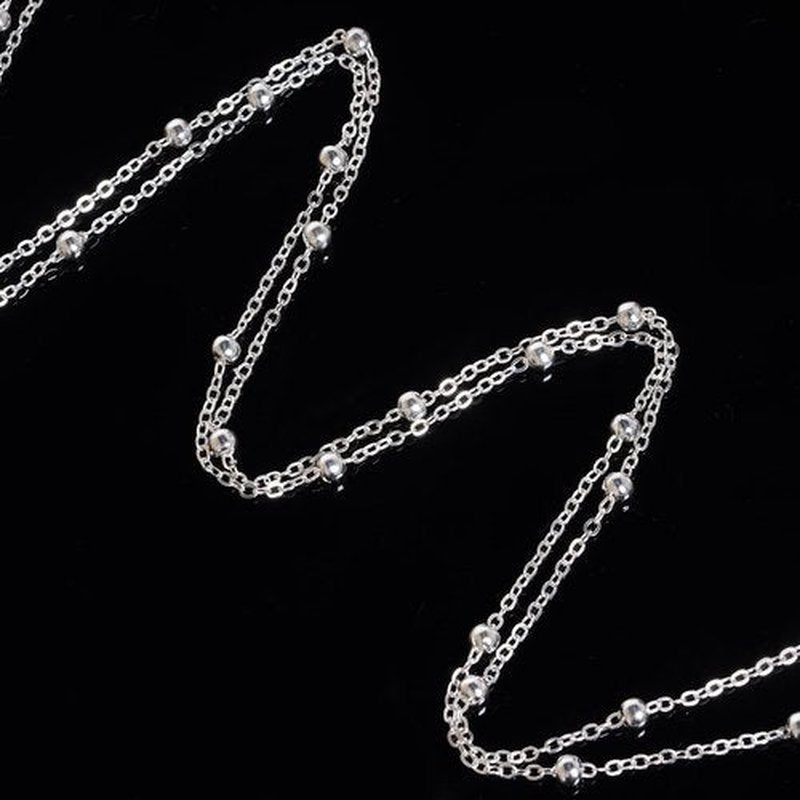 hoyuwak 6Pcs Hair Jewelry for Braids Rhinestone Hair Chains Clip In Bling Tassel Hair Charms Accessories for Women Girls Festival Rave, Silver