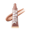 Milk Makeup Balmade Electrolyte Lip Balm – Hydrating, Sheer Gloss Nourishes + Replenishes Moisture – Clean, Vegan Formula with High-Shine Finish – Pump (Warm Beige, Apricot Twist), 0.4oz