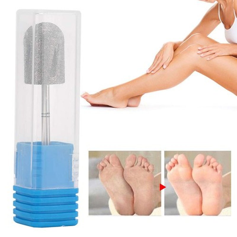 Pedicure Cone Bit, Stainless Steel Foot Nail File Bits Pedicure Foot Calluses Sanding Grinding Head Feet Filing Nails for Polishing and Repairing Old and Dead Skin of Feet