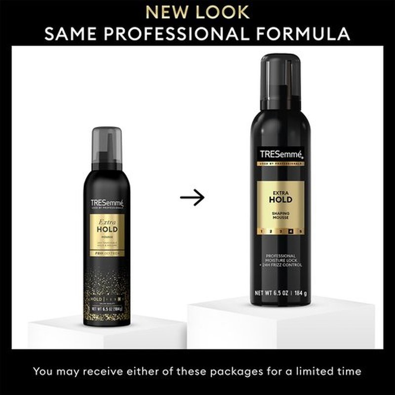 TRESemmé Extra Hold Hairspray & Shaping Mousse Bundle – 24H Touchable Hold & Volume + Frizz Control