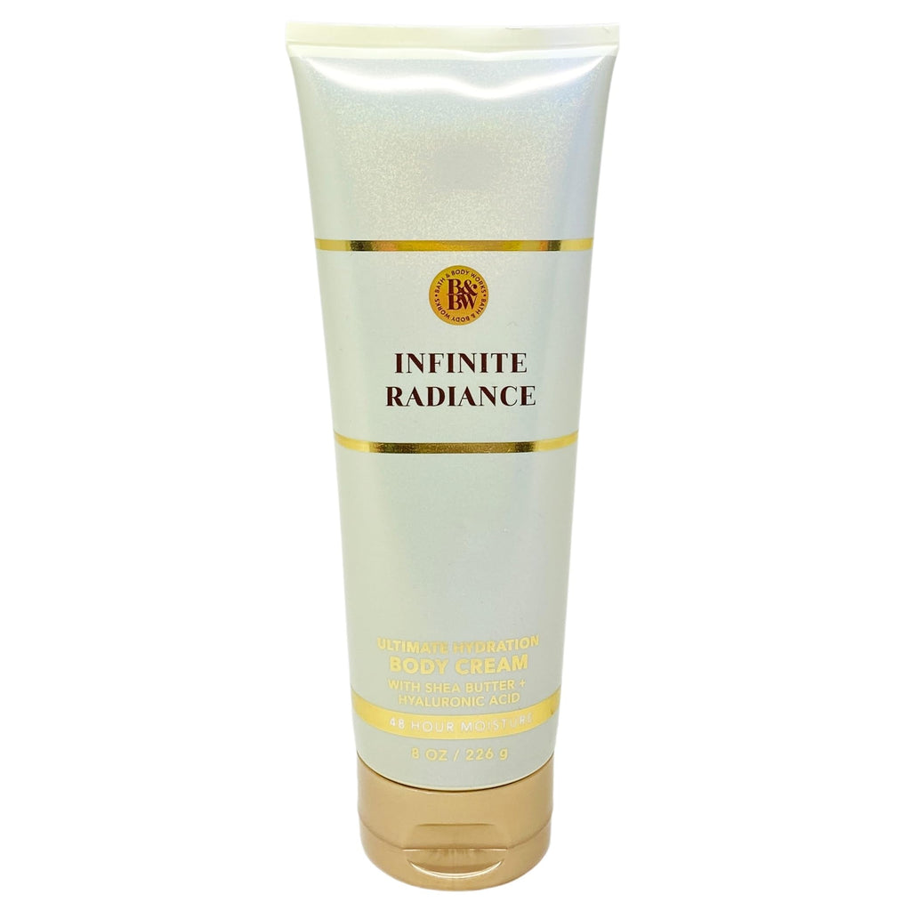 Bath & Body Works Infinite Radiance 3 Pack Body Cream Bundle with an Aloe Vera Bar Soap