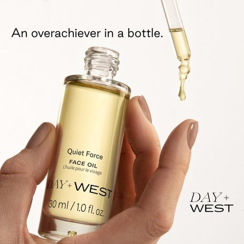 Day+West Hydrating Face Oil for Women – Rosehip & Squalane Oil for Sensitive Skin, Gentle Moisturizing Vitamin C, Natural & Essential Oils for Gua Sha Use, Healthy Glowing Skin Care -30ml