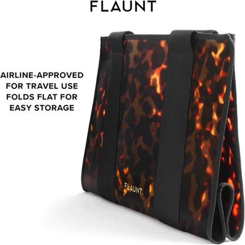 FLAUNT Everyday Tote Bag - Lightweight, Airline Approved, Foldable & Washable with Phone Pouch