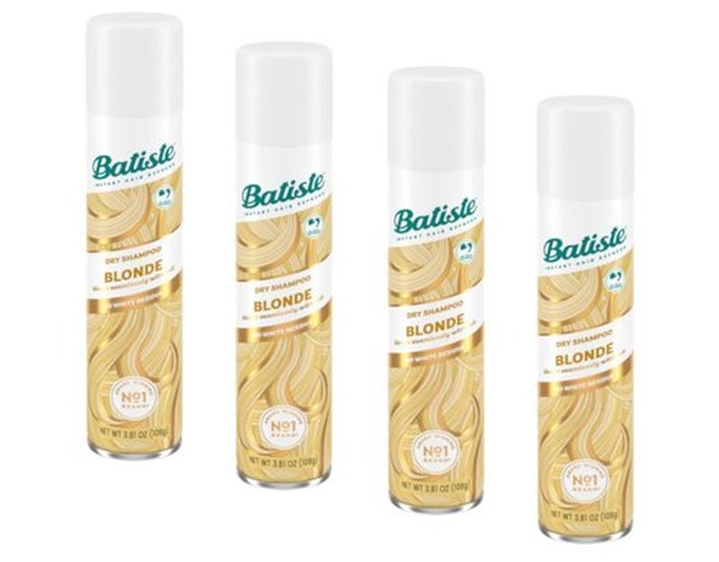 Batiste Dry Shampoo - Blonde Formula for Instant Oil Absorption | 3.81oz (Pack of 4)
