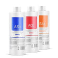 Crowsuggy Aqua Peeling Solution AS1, SA2, and AO3 for Facial Cleansing, Top Salon Skin Scrub, Hydra Skin Scrub Special, Small Bubble Solution (3 Bottle x 400ml)