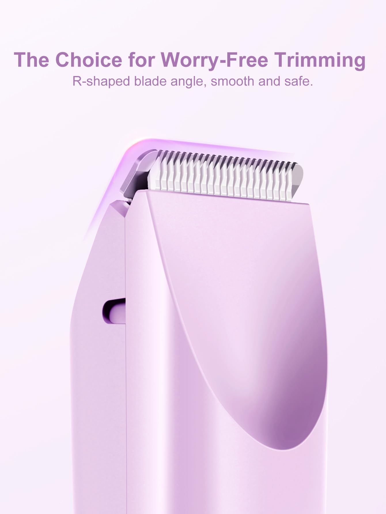 Joigivit 2 in 1 Bikini Trimmer for Women Dual Head Shaver Electric Razors Lady Pubic Hair, Ipx7 Waterproof Bikini Underarm Arms Leg Face Body