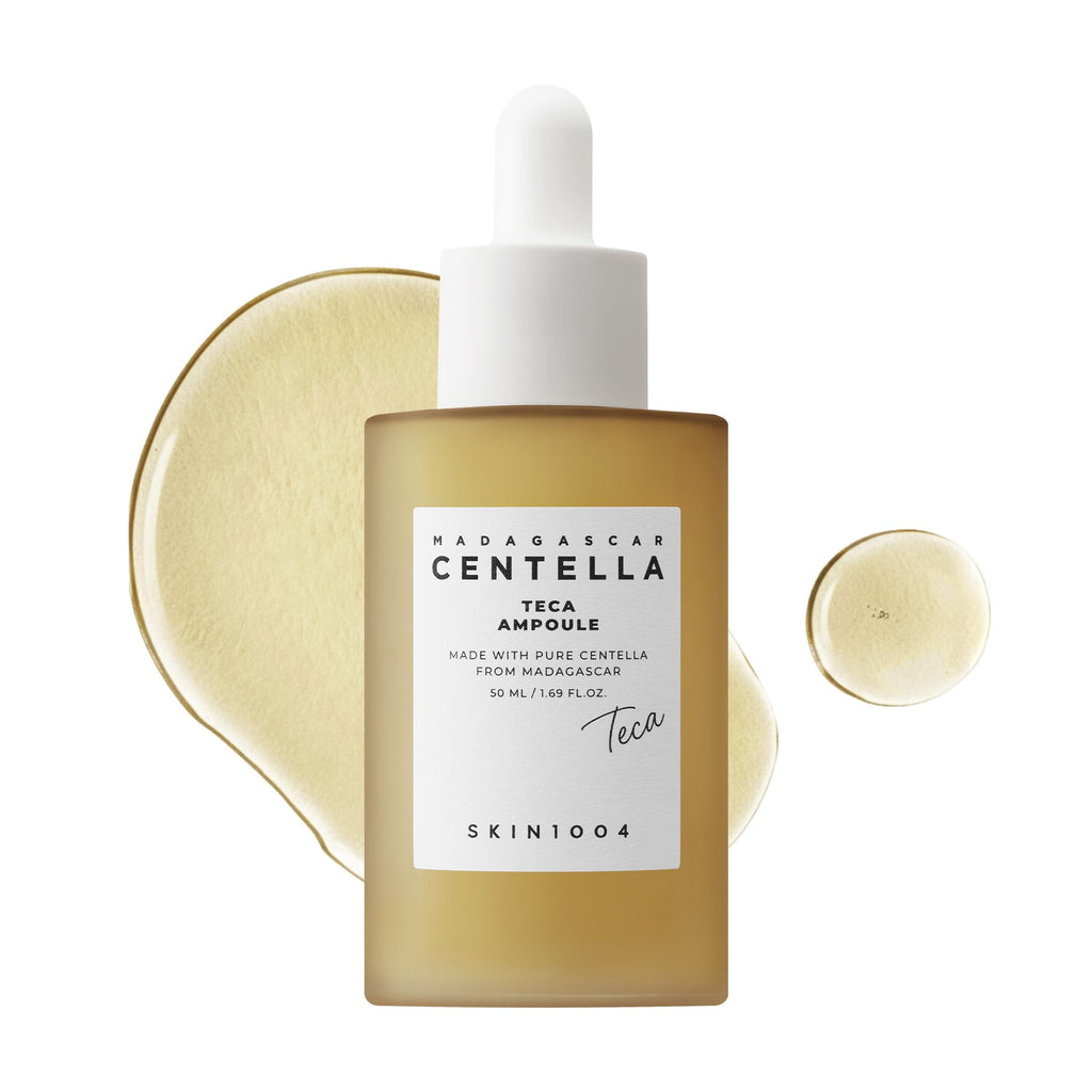 SKIN1004 Madagascar Centella TECA Ampoule, Korean Face Serum for Oil Balance & Moisture Barrier Support with TECA & PDRN, Hydrating Serum for Skin Firmness, Korean Skin Care, 1.69 fl oz / 50 ml