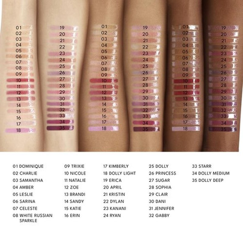 BUXOM Full-On Plumping Lip Polish, Tinted Lip Plumper Gloss with Peptides & Vitamin E, High-Shine Lip Gloss that Nourishes, Vegan, AI 3 Piece Set (Mini Brandi, Filler, Rose Julep)
