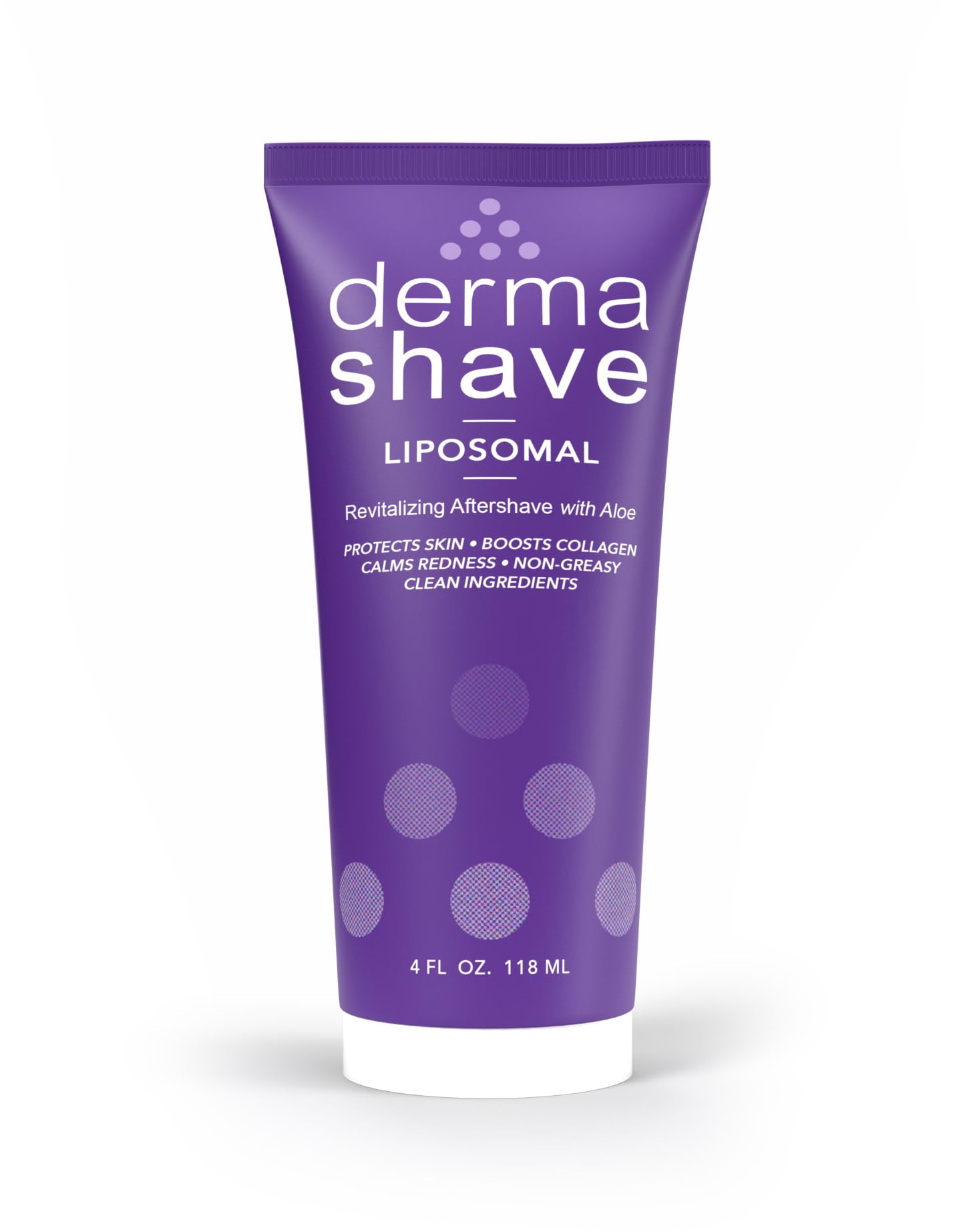 DermaShave - After Shave Lotion for Men - Great for Sensitive Skin - Liposomal Aftershave - No Greasy Feel, Clean Antiseptic Formula