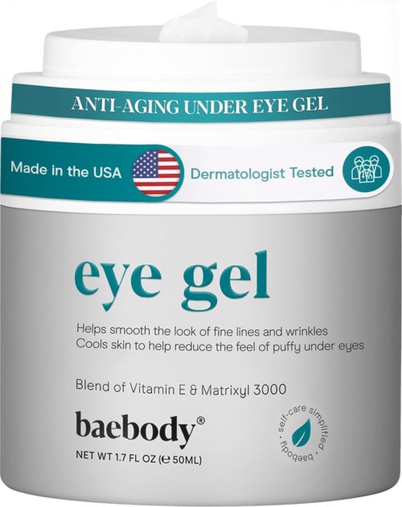 Baebody Under-Eye Gel - Advanced Cooling Cream for Dark Circles & Puffiness - Hydrating Anti-Aging Formula (50 ml)