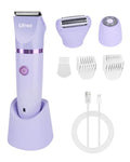 Ufree Bikini Trimmer - Rechargeable Electric Razor for Women | Waterproof IPX7, Purple Color