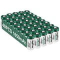 rapthor CR123A 40pack Lithium Batteries Packs 1650mAh High Power UL Certified 3V Non-Rechargeable Bulk Batteries with Built-in PTC for Flashlight Toys Alarm System Microphones