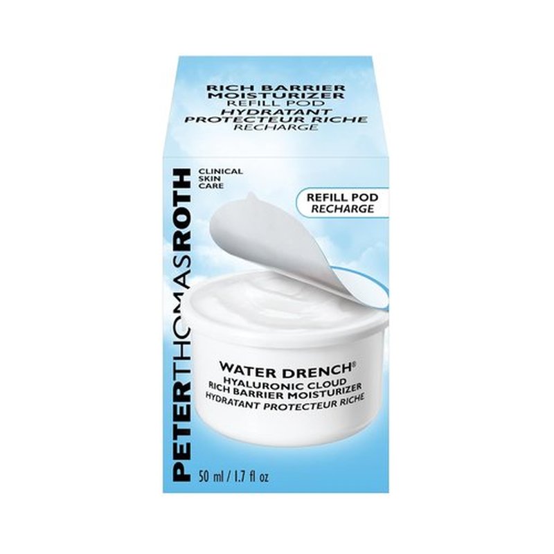 Peter Thomas Roth | Water Drench® Hyaluronic Cloud Moisturizer Refill Pod | Fragrance-Free Barrier Cream for Dry Skin