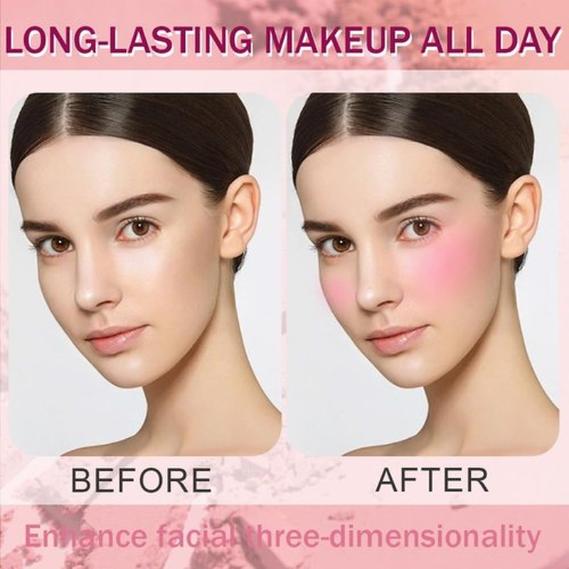 Regine Switzerland Matte Powder Blush - Long-Lasting Natural Cheek Color, Lightweight & Vegan | #02 Petals Pink