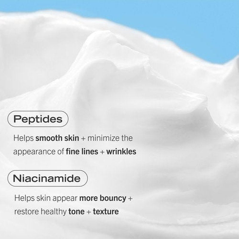 First Aid Beauty - Firming Collagen Cream with Peptides & Niacinamide, Ultra-Rich Plumping Moisturizer, Hydrates & Visibly Firms, Non-Comedogenic, Safe for Sensitive Skin, 3.5 oz