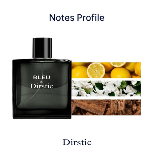 **Bleu De Paris Cologne by Dirstic - Long Lasting Eau De Toilette for Men | Masculine Scent, Perfect Gift**