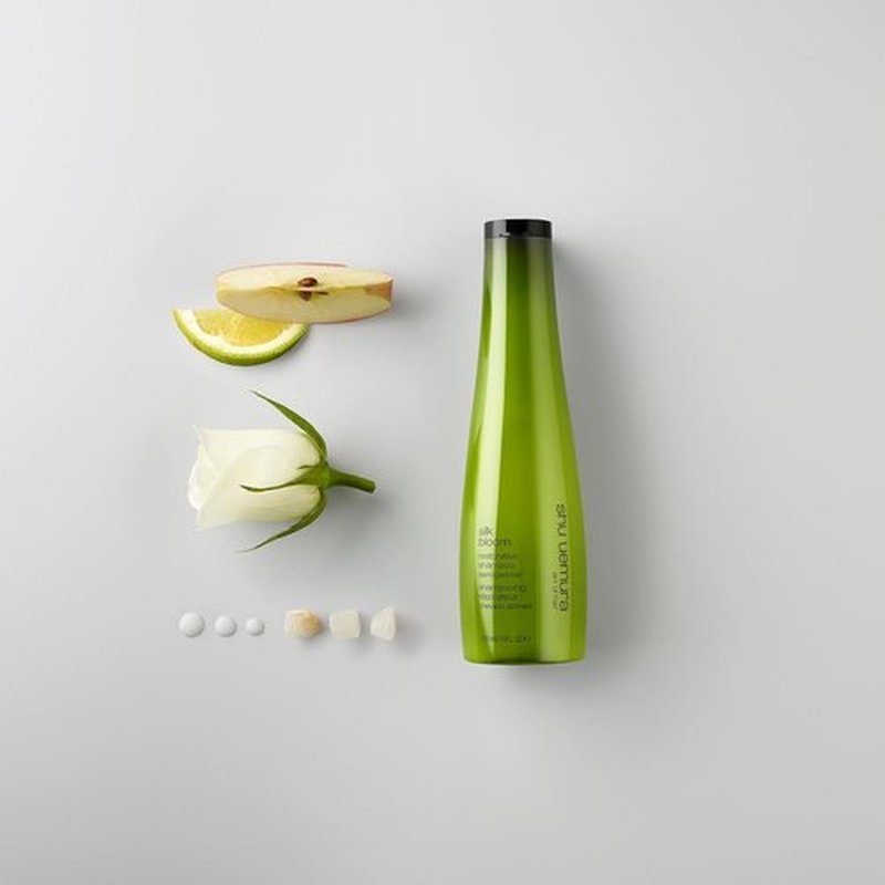 Shu Uemura Art of Hair Silk Bloom Shampoo - Nourishing Repair for Damaged Hair with Japanese Argan Oil | 10 Fl Oz