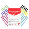 Waspot Pimple Patches for Face, Cute Star Zit Covers, Stars Hydrocolloid, For Sensitive Skin, with Tea Tree, Salicylic Acid & Cica Oil (10&12&14mm) 240 Count