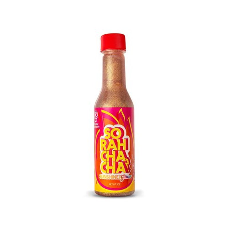 Sunshine & Glitter - SoRahChaCha! - Holographic Body and Face Glitter Gel - Glitter Makeup for Cosplay Biodegradable Glitter, Rose Gold Color, Vegan & Cruelty Free, Festival & Rave Ready, 5oz