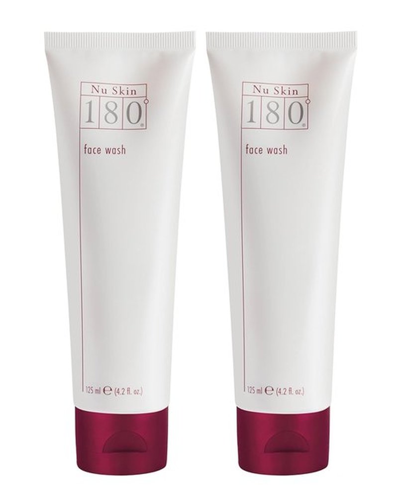 Nu Skin 180°® Face Wash - Hydrating Vitamin C Cleanser with Antioxidants | 4.2 fl. oz. | 2 Pack for Radiant Skin